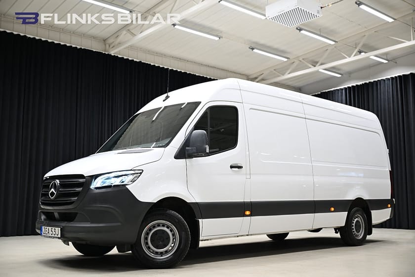 Bild 1 av Mercedes-Benz Sprinter 317 CDI RWD Panel Van 9G 170HK XL-Skåp|Automat|LED|Drag|Värmare|Mms