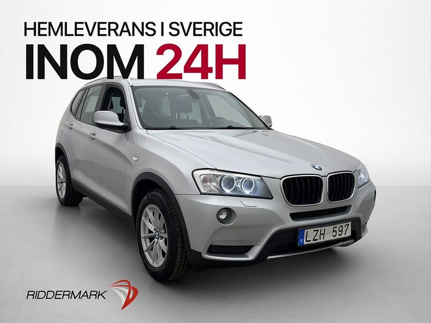 Bild 1 av BMW X3 xDrive20d xDrive 20d 184hk Sensorer Skinn SV-Såld 0.56 l/mil
