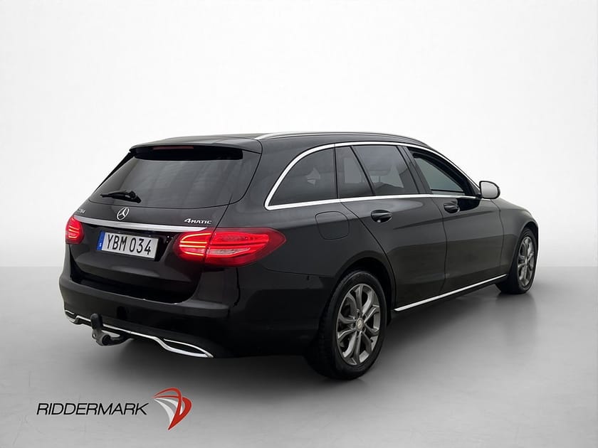 Bild 4 av Mercedes-Benz C 220 T d 4MATIC 200 4M D-Värmare Drag Halvskinn