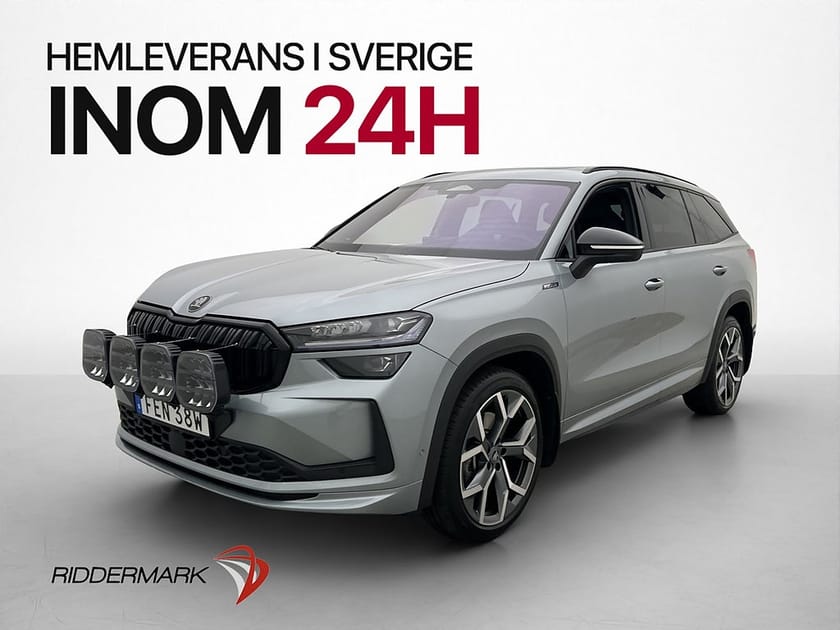 Bild 1 av Škoda Kodiaq 7-Seater Skoda 4x4 193hk Sportline 7Sits Pano Canton Värm 360°