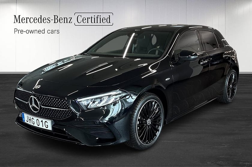 Bild 1 av Mercedes-Benz A 250 e AMG Burmester Keyless Rattvärme Panelbelysning