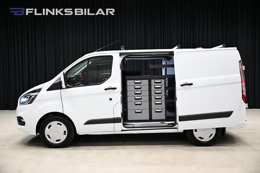Bild 1 av Ford Transit Custom 300 130HK Automat|Servicebil|Dubbeldörr|Inredd|SeUtr