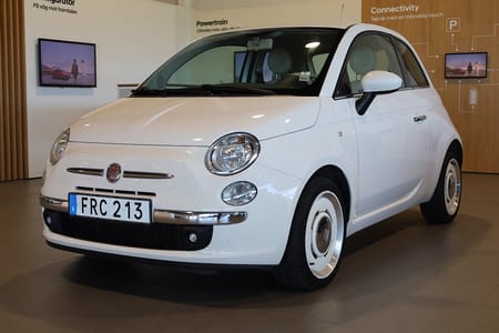 Fiat 500 1,2 Jubileumsmodell Vintage '57 Läder AUX Nybytt K-rem