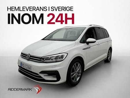 Volkswagen Touran 7-seater TSI 150hk 7-Sits R-Line Cockpit Dragkrok