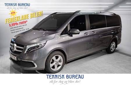 Mercedes-Benz V 300d 4MATIC 3.2t AMG | 7-Seter | LAV KM | LUFTFJÆRING + +