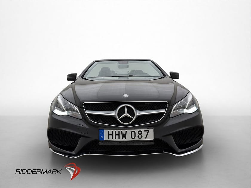 Bild 2 av Mercedes-Benz E 200 Cabriolet AMG Skinn Svensksåld Drag