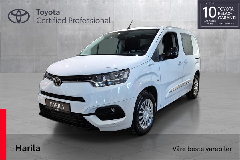 Bilde 1 av Toyota ProAce City Electric Kort (L1) 2 E-automatgir Comfort Sidehengslet