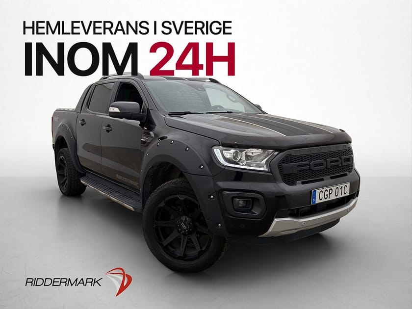 Bild 1 av Ford Ranger Dubbelhytt Wildtrak 213hk 4x4 Ny-Kamrem Värm Drag Diff Moms
