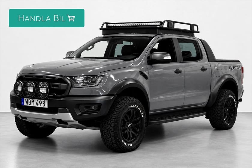 Bild 1 av Ford Ranger Raptor AWD Flaklock Moms Takkorg Navi Drag 213hk