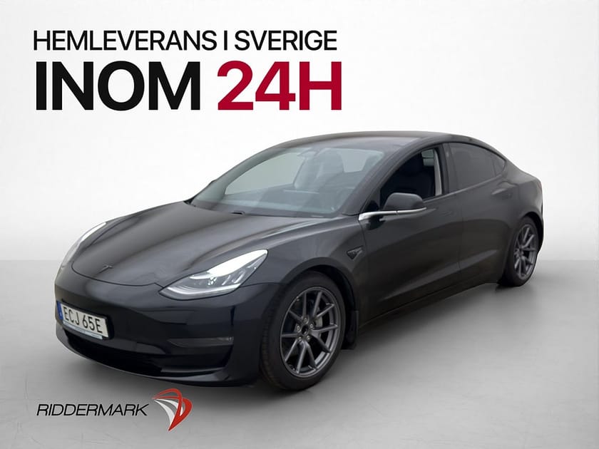 Bild 3 av Tesla Model 3 Long Range Dragkrok Kamera Skinn Svensksåld