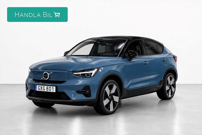 Bild 1 av Volvo C40 Recharge Twin Ultimate AWD Pano H/K P-värm Moms Drag