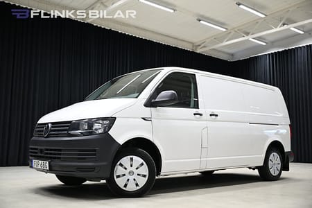 Volkswagen Transporter 4M 150HK L2|Dubbeldörr|Drag|Värmare|Backkamera|Leasbar