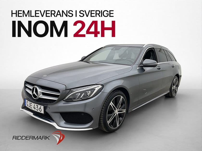 Bild 3 av Mercedes-Benz C 220 T d AMG Line Pano Burmester Drag Kamera