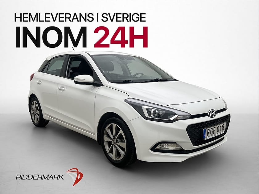 Bild 1 av Hyundai i20 1.4 101hk Premium Rattvärme Bluetooth