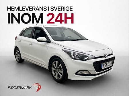 Hyundai i20 1.4 101hk Premium Rattvärme Bluetooth