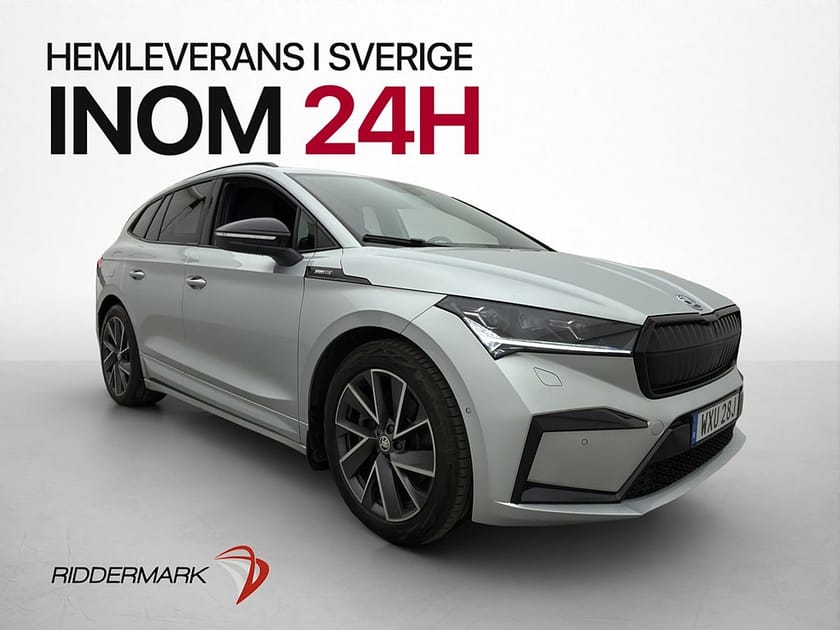 Bild 4 av Škoda Enyaq iV 80x Skoda Sportline Kamera Matrix Drag HuD Rattvärme