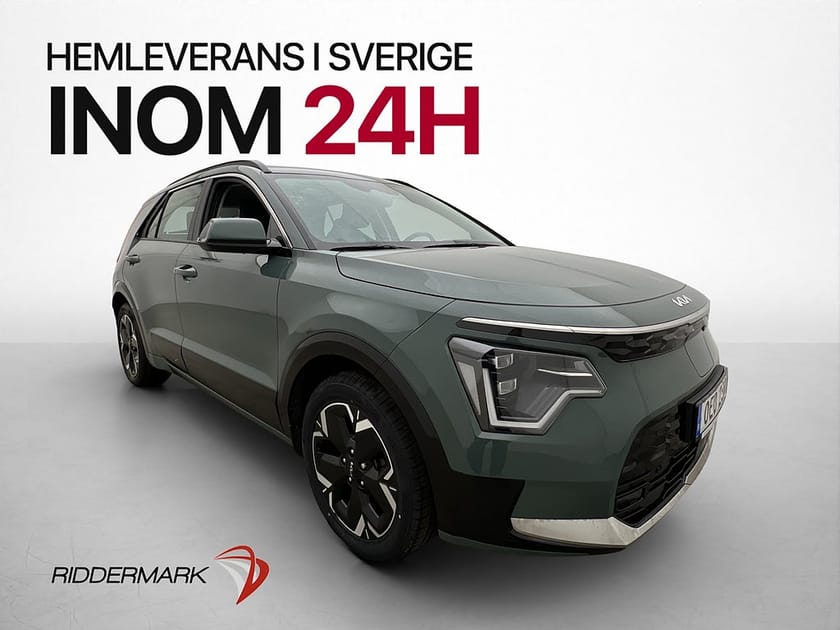 Bild 1 av Kia Niro EV Action Kamera Halvskinn Rattvärme CarPlay MOMS