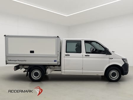 Volkswagen Transporter Chassi Cab Dubbelhytt Värm Drag Påbyggnad Moms