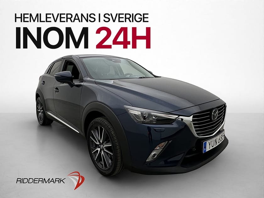 Bild 1 av Mazda CX-3 120hk Optimum BOSE HUD M&K-Värmare Kamera Navi