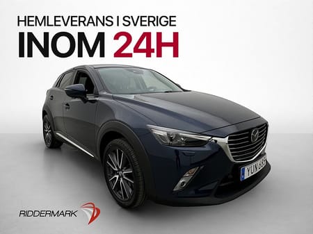Mazda CX-3 120hk Optimum BOSE HUD M&K-Värmare Kamera Navi