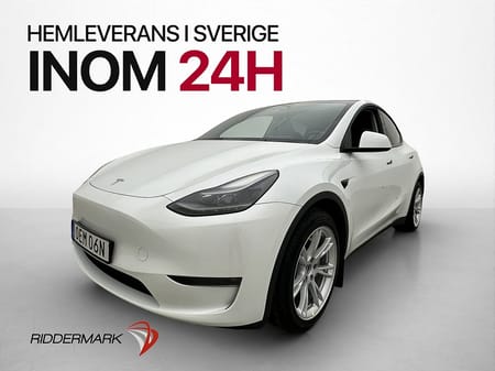 Tesla Model Y Long Range AWD AP Drag Värmepump Moms Pano