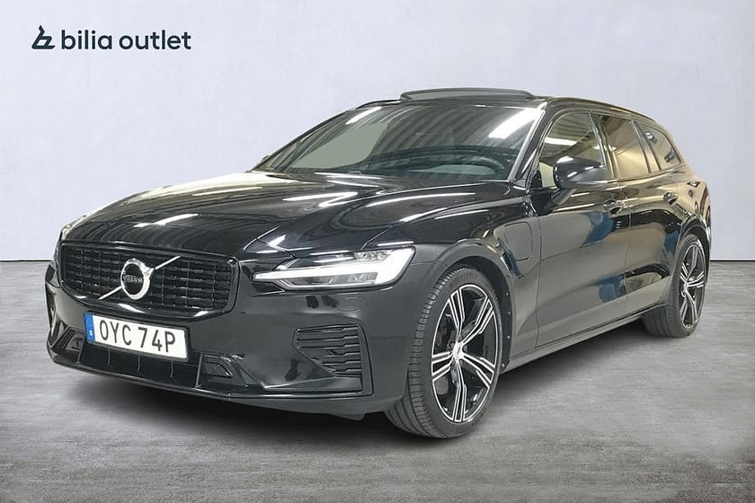 Bild 1 av Volvo V60 Recharge T8 R-Design 390hk Panorama Navi H/K Drag B-kam