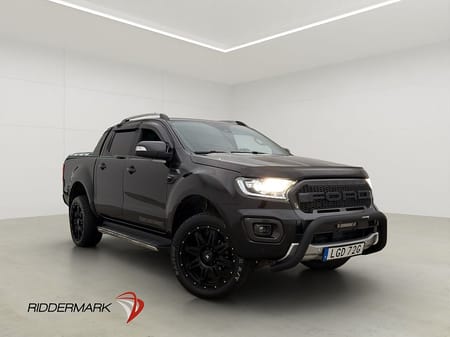 Ford Ranger Dubbelhytt Wildtrak 213hk 4x4 Värmare Drag Diff Kamera Moms
