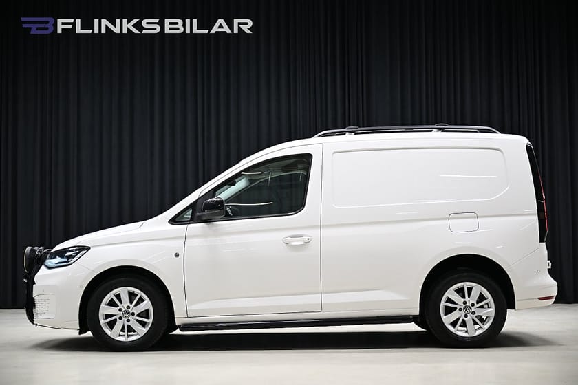 Bild 3 av Volkswagen Caddy Cargo DSG 122HK Nedlackad|LED|Inredd|ActiveInfo|Moms|SeUtr!