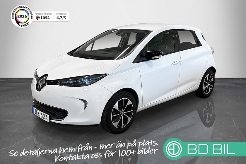 Bild 1 av Renault ZOE R110 41 kWh Friköpt Batteri Backkamera Låga Mil