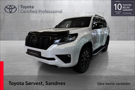 Toyota Land Cruiser 5-dørs 2.8 Diesel High Power D-4D Aut. 6 gir 4x4 VX black pack