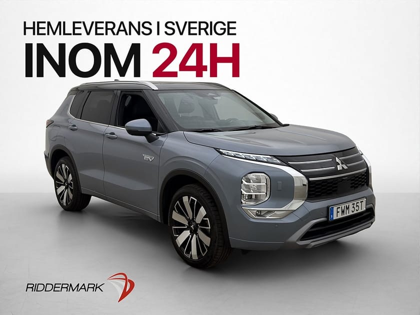Bild 1 av Mitsubishi Outlander PHEV AWD 306hk Yamaha Pano 360 HUD Drag