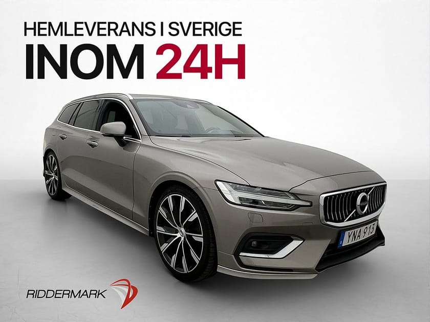 Bild 1 av Volvo V60 T6 AWD 310hk Inscription Pano H/K HuD BLIS Drag