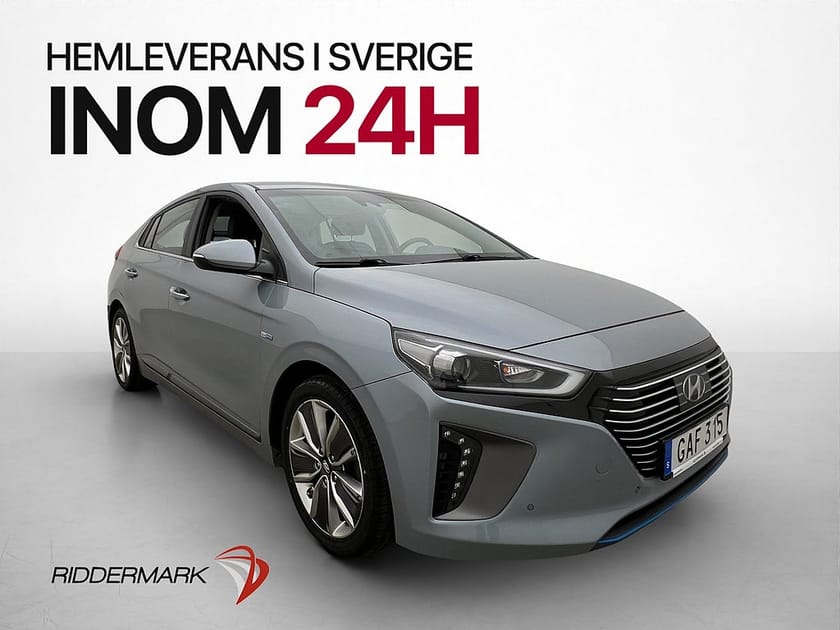 Bild 1 av Hyundai Ioniq Hybrid 1.6 DCT Premium Plus Infinity Kamera Nav Skinn
