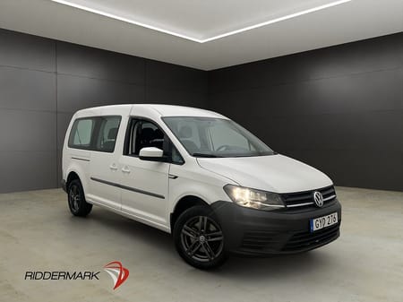 Volkswagen Caddy Maxi Life Drag PDC 5-Sits Farthållare Moms