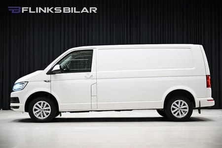 Volkswagen Transporter DSG 150HK L2 Nedlackad|V-Inredd|EnÄgare|GPS|Backkamera