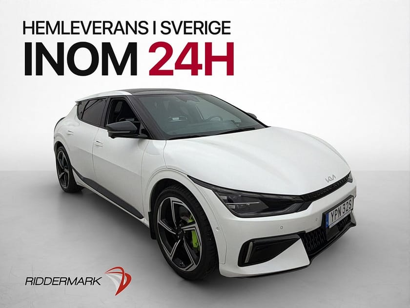 Bild 1 av Kia EV6 GT 585hk HuD Taklucka Drag Navi Kamera Carplay