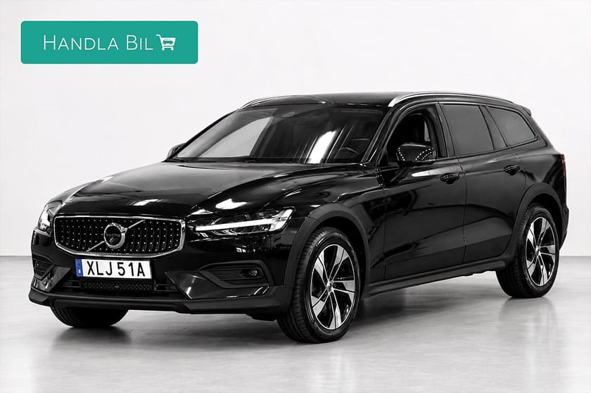 Bild 1 av Volvo V60 Cross Country B4 AWD Advanced SE H/K 360° D-värm Skinn Dragkrok