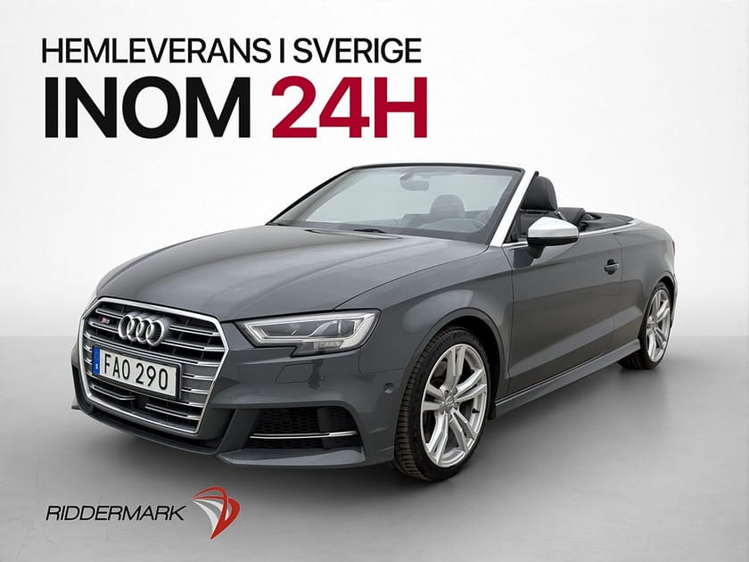 Bild 3 av Audi S3 Cabriolet Quattro 310hk B&O Kamera M-Värm Magnetic