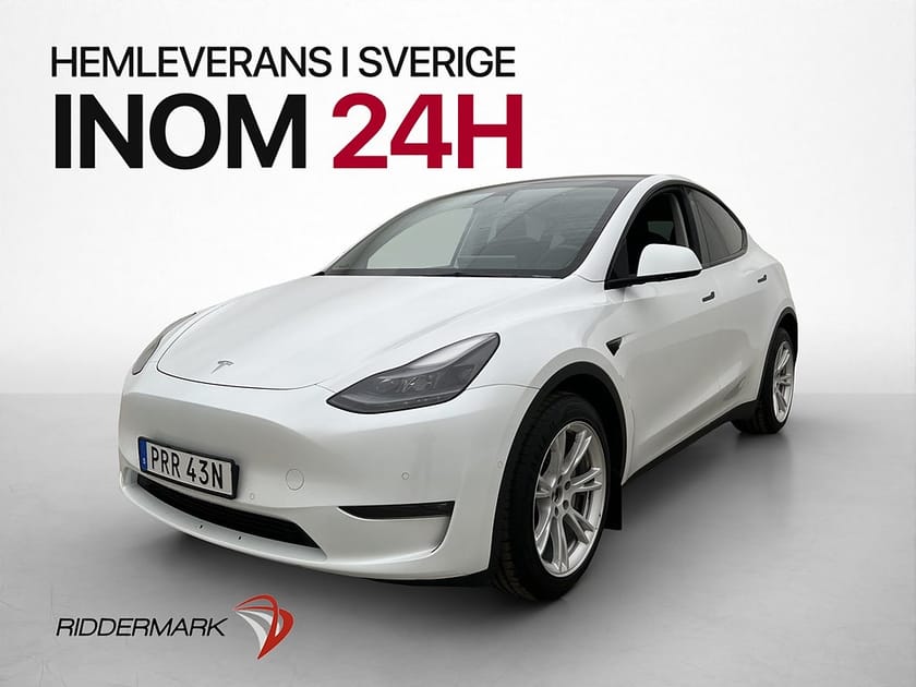 Bild 1 av Tesla Model Y Long Range AWD Autopilot Panorama Svensksåld