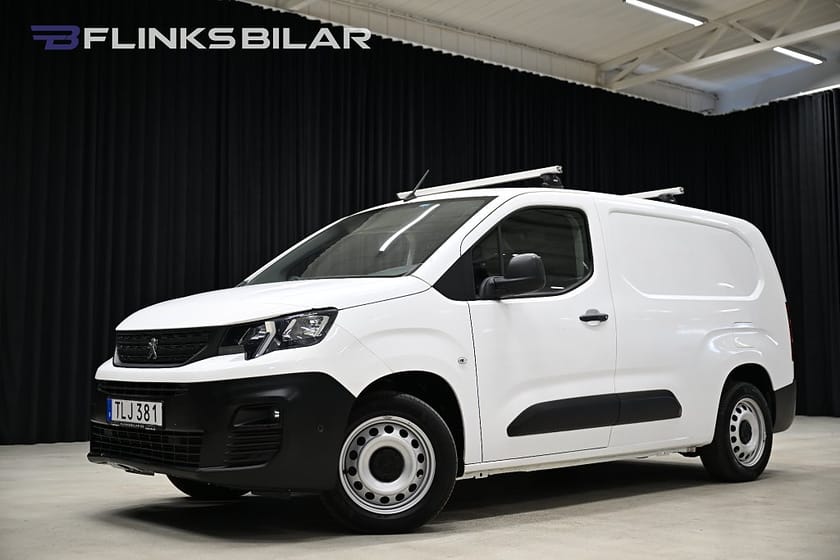 Bild 1 av Peugeot Partner Utökad Last 102HK L2|Inredd|Drag|Värmare|PDC|3-Sits|EnÄgare|Leasbar