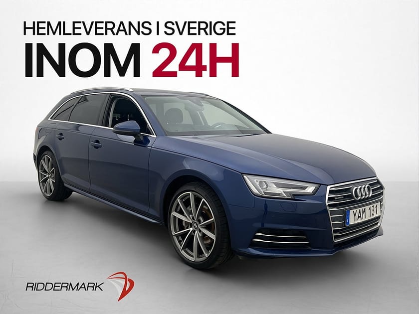 Bild 1 av Audi A4 Avant 2.0 TDI Quattro 190hk CarPlay HuD P-Sensorer