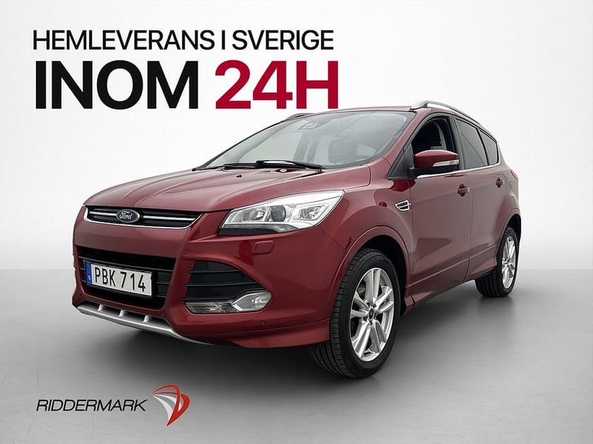 Bild 3 av Ford Kuga 150hk Titanium X  Halvskinn P-Sensorer Elstol