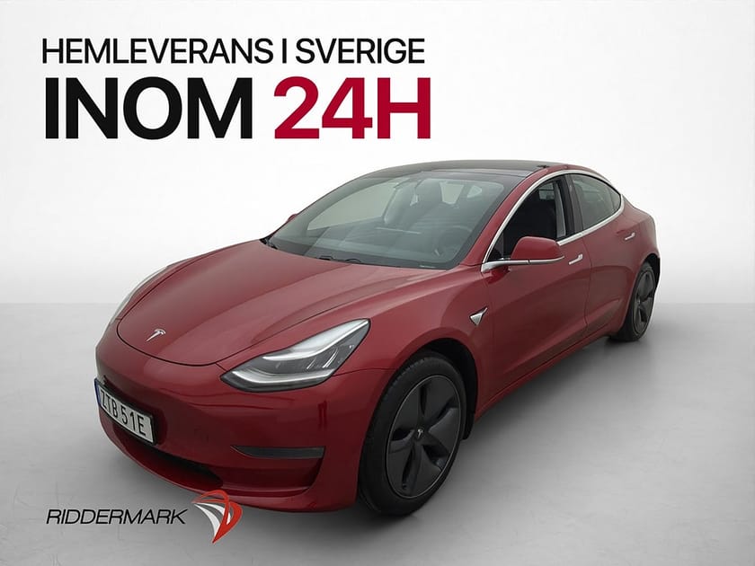 Bild 3 av Tesla Model 3 Standard Range Plus Panorama Kamera Svensksåld