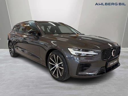 Volvo V60 T6 Plus Dark Edition, Läderklädsel, Parkeringskamera 360, Elstolar fram, Baklucka Elmanövrerad