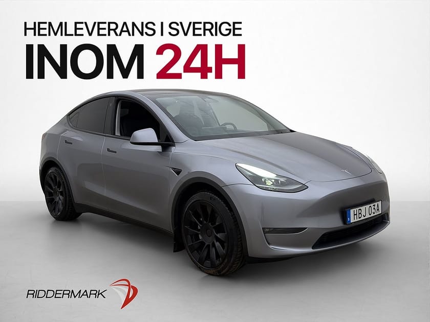 Bild 1 av Tesla Model Y Long Range AWD Pano Drag Kamera Skinn AP Navi