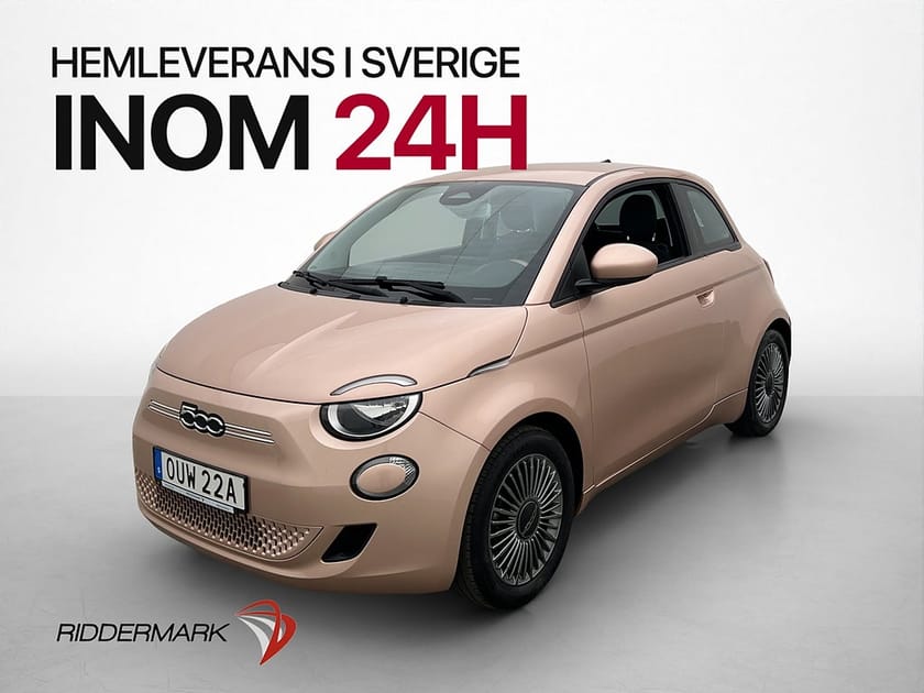 Bild 3 av Fiat 500e 42 kWh 118hk Navi Sätesvärme CarPlay Halvskinn