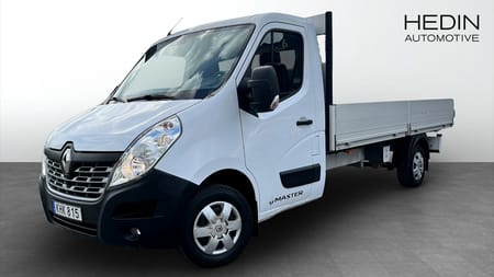 Renault Master Chassi Cab Flakbil Moms 3.5 T 2.3 dCi 170hk Långflak Värmare