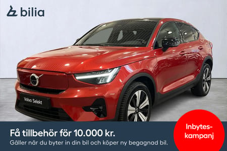 Volvo C40 Recharge Single Motor Ultimate, Tonade rutor, HarmanKardon ljud, Inbyteskampanj!