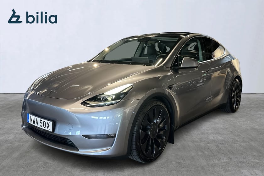 Bild 1 av Tesla Model Y Performance AWD Panorama 1 brukare Moms
