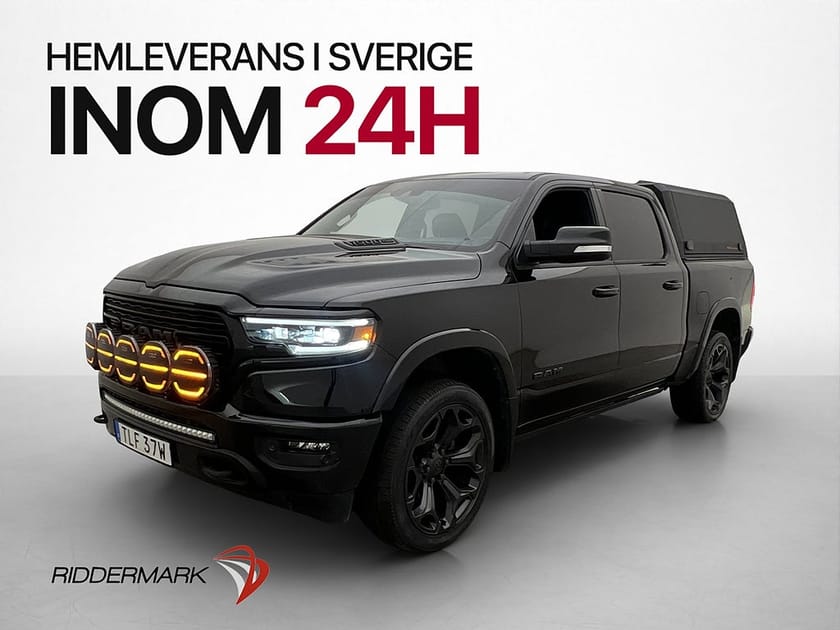 Bild 3 av RAM 1500 Crew Cab Dodge Limited Night 5.7 4x4 H/K Pano Lastsläde Kåpa Moms